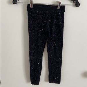 Kid Girls Leggings w/ Holo Glitter cat and jack
